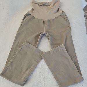 Ladie's Motherhood Tan Maternity Pants